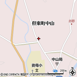 兵庫県豊岡市但東町中山1073周辺の地図