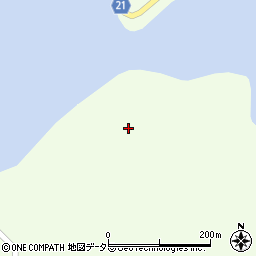 山梨県富士河口湖町（南都留郡）西湖周辺の地図