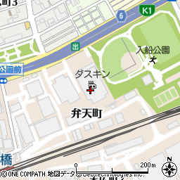 神奈川県横浜市鶴見区弁天町周辺の地図