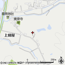 岐阜県美濃加茂市蜂屋町上蜂屋1406周辺の地図
