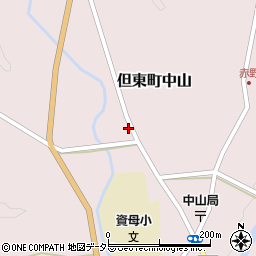 兵庫県豊岡市但東町中山1075-1周辺の地図