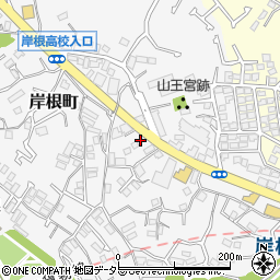 神奈川県横浜市港北区岸根町551周辺の地図