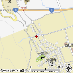 滋賀県長浜市木之本町西山862周辺の地図