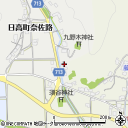 兵庫県豊岡市日高町奈佐路752周辺の地図
