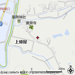岐阜県美濃加茂市蜂屋町上蜂屋1408周辺の地図