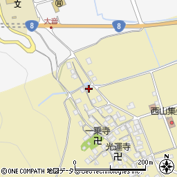 滋賀県長浜市木之本町西山670周辺の地図
