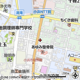 福邦銀行小浜支店周辺の地図