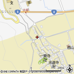 滋賀県長浜市木之本町西山665周辺の地図