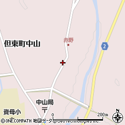 兵庫県豊岡市但東町中山552-2周辺の地図