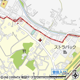 神奈川県横浜市神奈川区菅田町2753周辺の地図