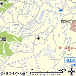 神奈川県横浜市神奈川区菅田町1134周辺の地図