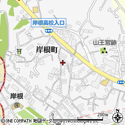 神奈川県横浜市港北区岸根町524周辺の地図
