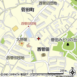 神奈川県横浜市神奈川区菅田町620周辺の地図