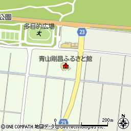 青山剛昌ふるさと館駐車場周辺の地図