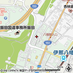 長野県飯田市八幡町2078周辺の地図