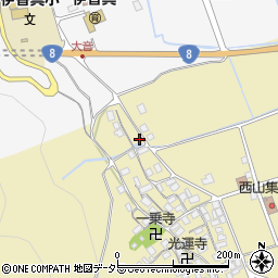 滋賀県長浜市木之本町西山668周辺の地図