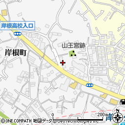 神奈川県横浜市港北区岸根町413周辺の地図