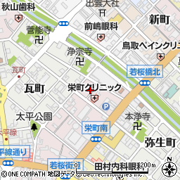 鳥取県鳥取市栄町214周辺の地図