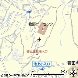 神奈川県横浜市神奈川区菅田町1466周辺の地図