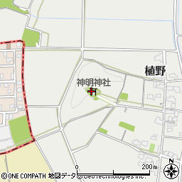 岐阜県関市植野752周辺の地図