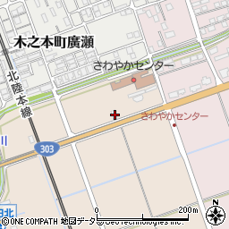 滋賀県長浜市木之本町千田65周辺の地図