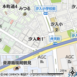 〒230-0043 神奈川県横浜市鶴見区汐入町の地図