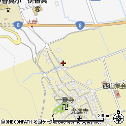 滋賀県長浜市木之本町西山659周辺の地図