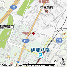 長野県飯田市八幡町2165周辺の地図