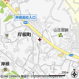 神奈川県横浜市港北区岸根町547周辺の地図