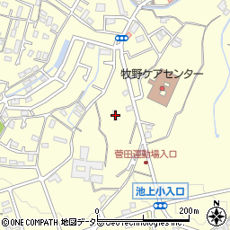 神奈川県横浜市神奈川区菅田町1096周辺の地図