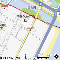 黒汐橋周辺の地図