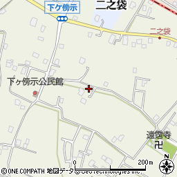 千葉県大網白里市下ケ傍示693周辺の地図