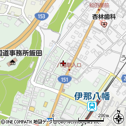 長野県飯田市八幡町2073周辺の地図