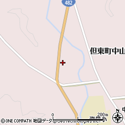 兵庫県豊岡市但東町中山1042周辺の地図