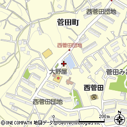 神奈川県横浜市神奈川区菅田町493周辺の地図