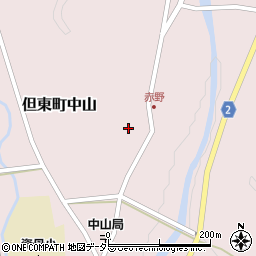 兵庫県豊岡市但東町中山548周辺の地図