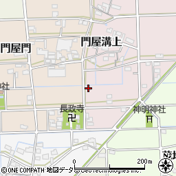 岐阜県岐阜市門屋溝上132周辺の地図