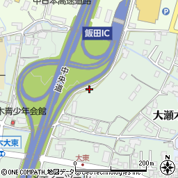 長野県飯田市大瀬木493-1周辺の地図