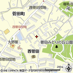 神奈川県横浜市神奈川区菅田町619周辺の地図