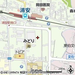 鳥取県東伯郡琴浦町徳万周辺の地図