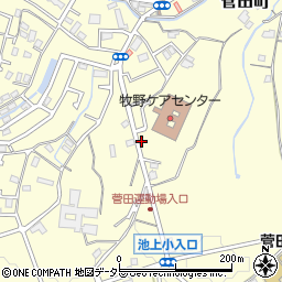 神奈川県横浜市神奈川区菅田町1483周辺の地図