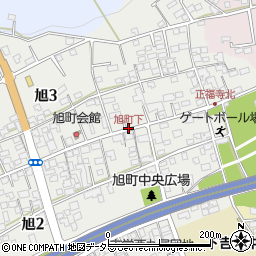 旭町下周辺の地図