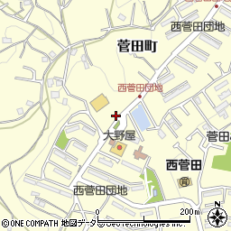 神奈川県横浜市神奈川区菅田町561周辺の地図