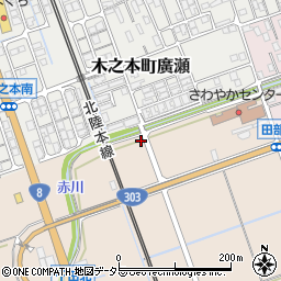滋賀県長浜市木之本町千田167周辺の地図