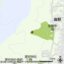 京都府与謝郡与謝野町後野周辺の地図