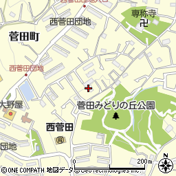 神奈川県横浜市神奈川区菅田町617周辺の地図