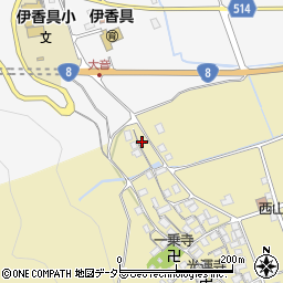 滋賀県長浜市木之本町西山661周辺の地図