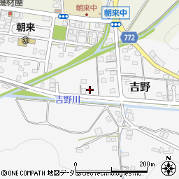 京都府舞鶴市吉野周辺の地図