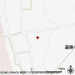 鳥取県西伯郡大山町退休寺周辺の地図