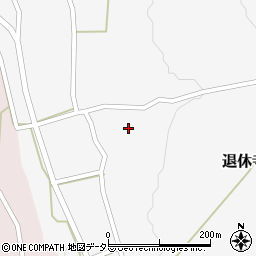 鳥取県大山町（西伯郡）退休寺周辺の地図